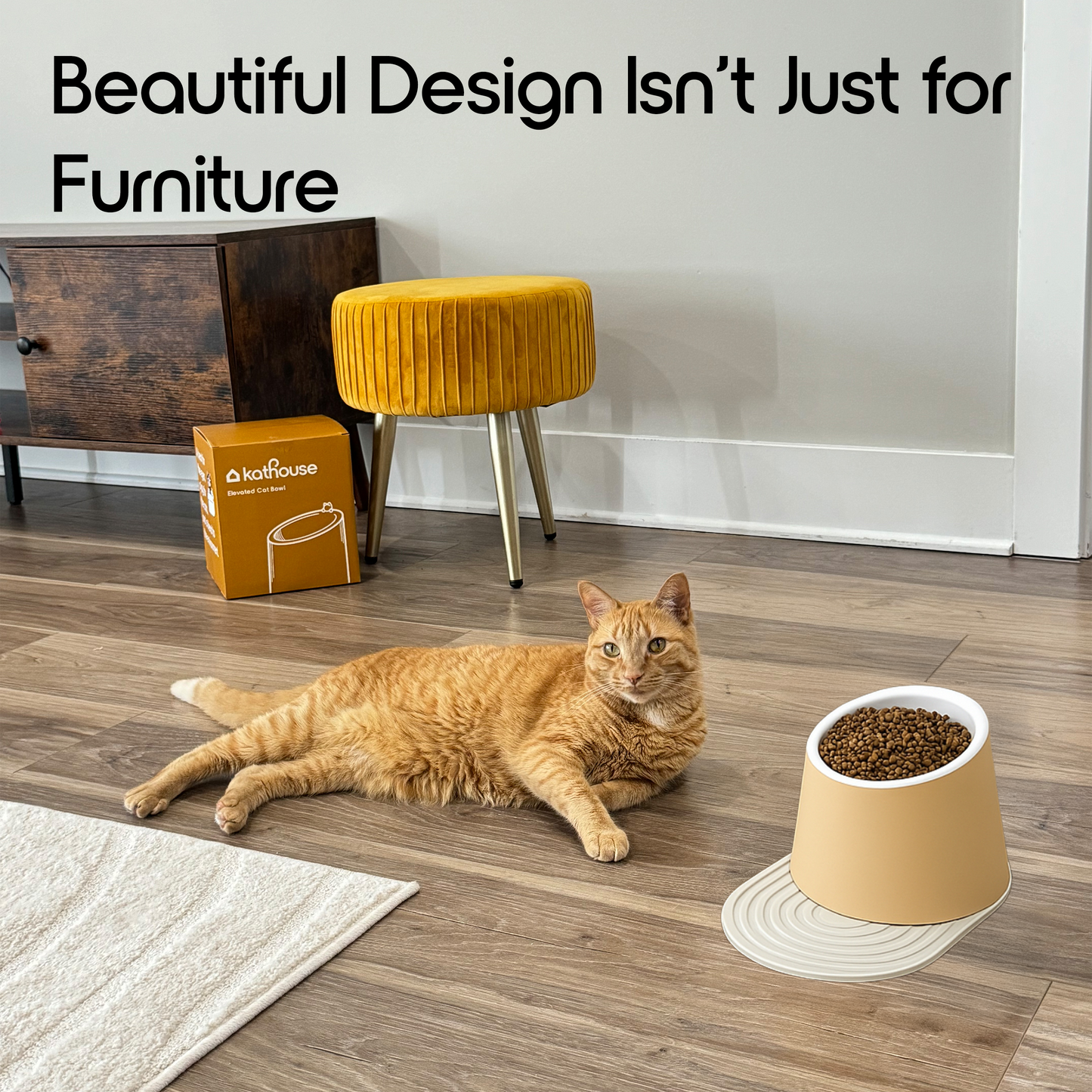 KatHouse™ Elevated Cat Bowl (V2)